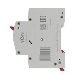 Автоматический выключатель модульный DKC Yon Max MD63N 3P 20А тип C 6 кА 400 В (MD63N-3PC20) - фото 3