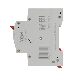 Автоматический выключатель модульный DKC Yon Max MD63S 2P 10А тип C 4,5 кА 400 В (MD63S-2PC10) - фото 3