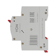 Автоматический выключатель модульный DKC Yon Max MD63S 2P 63А тип C 4,5 кА 400 В (MD63S-2PC63) - фото 3