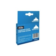 Скобы для степлера Vertextools (0042-10-10) тип 53 10 мм (1000 шт.) - фото 4
