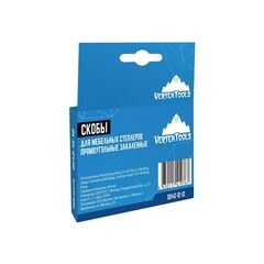 Скобы для степлера Vertextools (0042-12-12) тип 53 12 мм (1000 шт.) - фото 4
