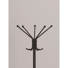 Вешалка напольная гардеробная металлическая 5 крючков черная ЗМИ Луч 5 - фото 2