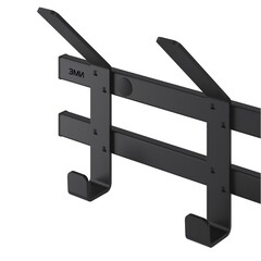 Вешалка настенная металлическая 5 крючков черная ЗМИ Торонто 5 - фото 3