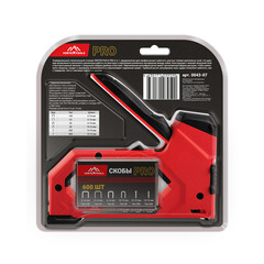 Степлер строительный для скоб Vertextools Pro (0043-07) 4 в 1 с регулировкой удара металлический - фото 3