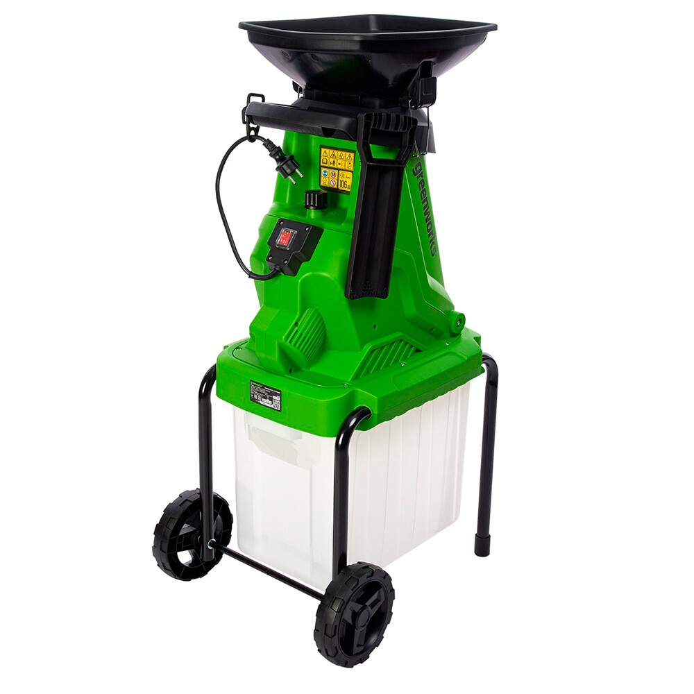 Изображение товара Измельчитель садовый электрический Greenworks GW-2800SD 2,8 кВт (2208007)