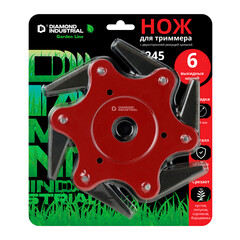 Нож для триммера Diamond Industrial 245х25,4 мм 6 зубьев (DIDTRDS6) - фото 3