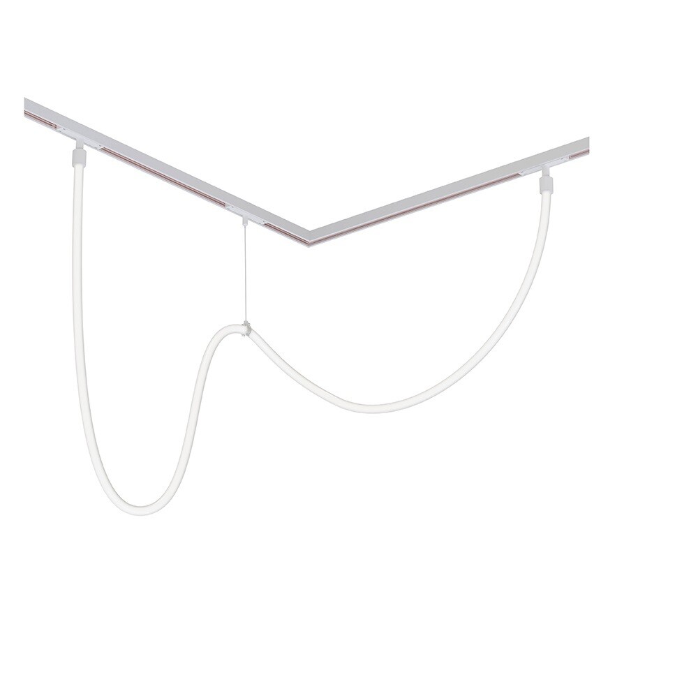 Светодиодный трековый светильник магнитный Arte Lamp Loop 4000К 35 Вт 8 кв.м черный (A4910PL-1WH)