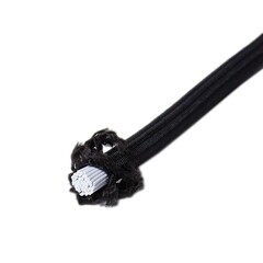 Шнур эластичный резиновый 24 пряди черный d8 мм 10 м МДС повышенной плотности - фото 2