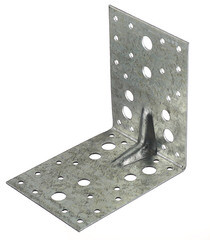 Изображение товара Уголок крепежный усиленный оцинкованный 130х130х100х1.8 мм
