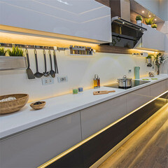 Профиль для светодиодной ленты Apeyron (P8-18) 2 м круглый анодированный алюминий комплект - фото 5