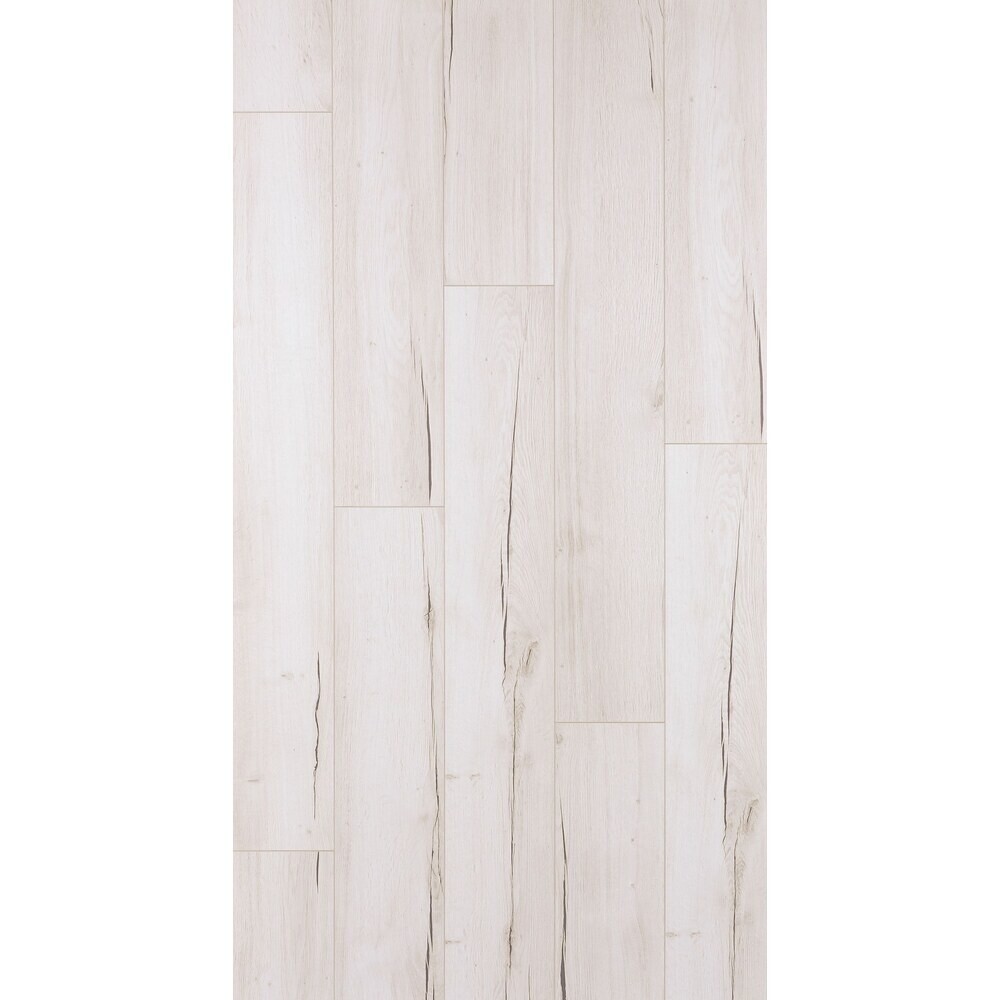 Ламинат 33 класс Эггер Хоум дуб крестон белый 1,745 кв.м 10 мм с фаской влагостойкий