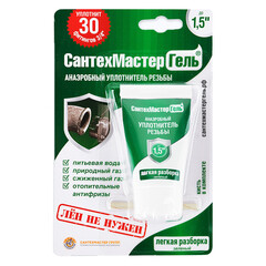 Анаэробный клей-герметик СантехМастер зеленый 15 г - фото 1