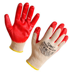 Перчатки х/б нефтемаслостойкие с одинарным гладким нитрильным латексом СВС Нитрикс 8 (М) (42-310)