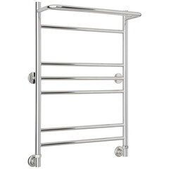 Полотенцесушитель водяной Сунержа ВПС-38 800х500 мм лесенка с боковым подключением 500 мм с полкой хром