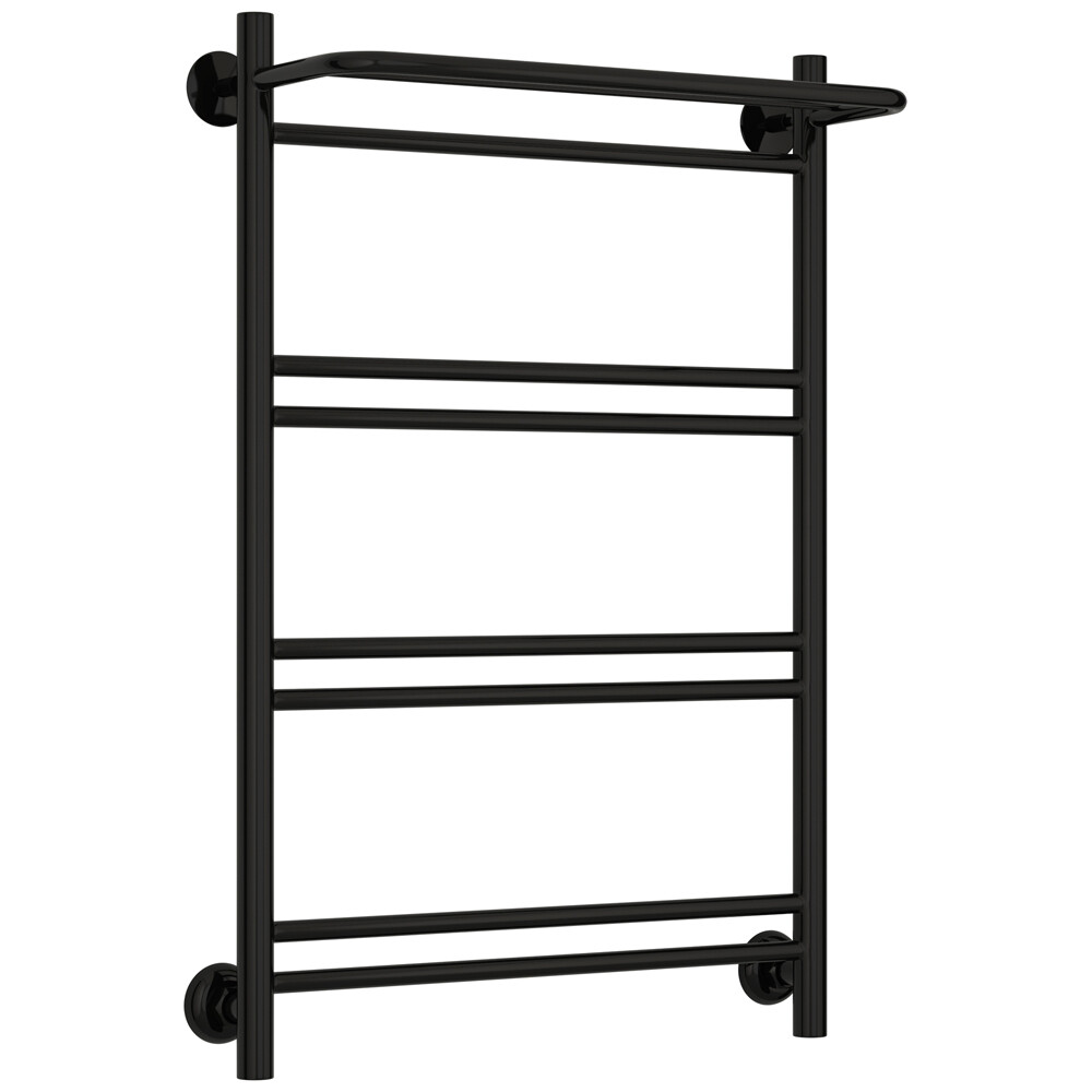 Полотенцесушитель водяной Сунержа ВСП-51П 800х500 мм лесенка с полкой черный