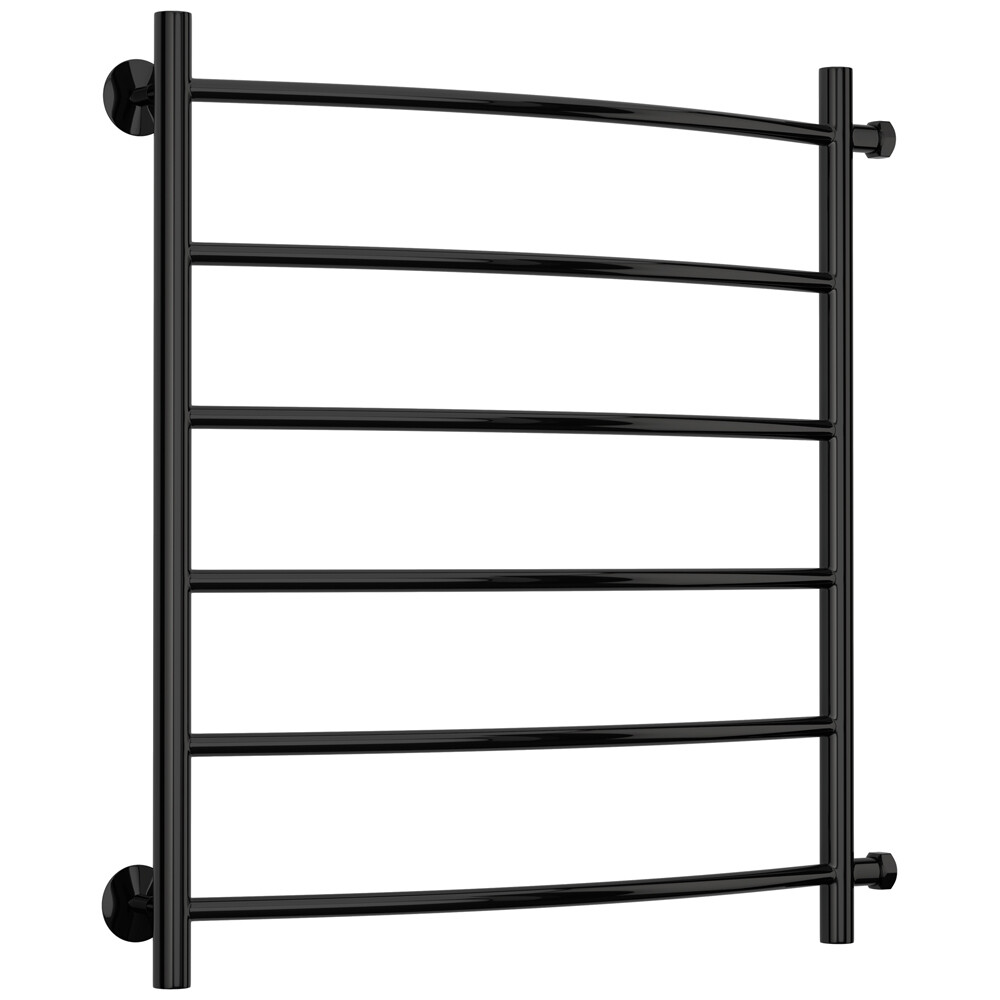 Полотенцесушитель водяной Сунержа ВСП-55 600х600 мм лесенка с боковым подключением 600 мм черный