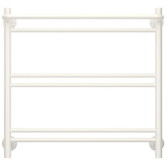 Полотенцесушитель водяной Сунержа ВСП-51П 600х600 мм лесенка с полкой белый - фото 3