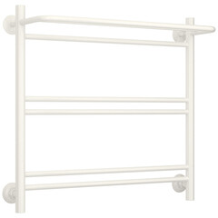 Полотенцесушитель водяной Сунержа ВСП-51П 600х600 мм лесенка с полкой белый - фото 1