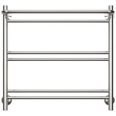 Полотенцесушитель водяной Сунержа ВСП-51П 600х600 мм лесенка с полкой хром - фото 2