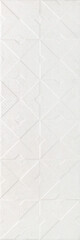 Плитка облицовочная Alma Ceramica Mars белая геометрия 600x200x7,5 мм (16 шт.=1,92 кв.м) - фото 1