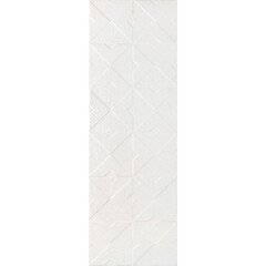 Плитка облицовочная Alma Ceramica Mars белая геометрия 600x200x7,5 мм (16 шт.=1,92 кв.м) - фото 2