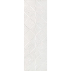 Плитка облицовочная Alma Ceramica Mars белая геометрия 600x200x7,5 мм (16 шт.=1,92 кв.м) - фото 6