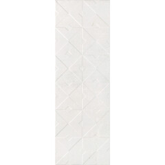 Плитка облицовочная Alma Ceramica Mars белая геометрия 600x200x7,5 мм (16 шт.=1,92 кв.м) - фото 8