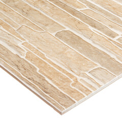 Плитка облицовочная Alma Ceramica Rocko бежевая 01 600x200x7,5 мм (16 шт.=1,92 кв.м) - фото 11