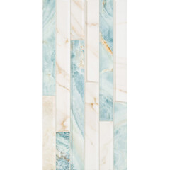 Плитка облицовочная Alma Ceramica Nevada голубая геометрия 02 500x249x7,5 мм (12 шт.=1,494 кв.м) - фото 3