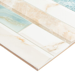 Плитка облицовочная Alma Ceramica Nevada голубая геометрия 02 500x249x7,5 мм (12 шт.=1,494 кв.м) - фото 11