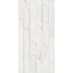 Плитка облицовочная Alma Ceramica Nevada белая геометрия 500x249x7,5 мм (12 шт.=1,494 кв.м) - фото 3