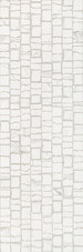Плитка облицовочная Alma Ceramica Laurent белая мозаика 740x246x9 мм (7 шт.=1,274 кв.м)
