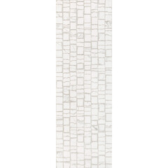 Плитка облицовочная Alma Ceramica Laurent белая мозаика 740x246x9 мм (7 шт.=1,274 кв.м) - фото 2