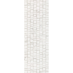 Плитка облицовочная Alma Ceramica Laurent белая мозаика 740x246x9 мм (7 шт.=1,274 кв.м) - фото 3