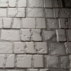 Плитка облицовочная Alma Ceramica Laurent белая мозаика 740x246x9 мм (7 шт.=1,274 кв.м) - фото 5