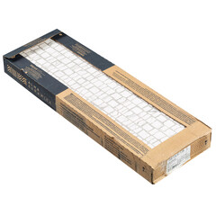 Плитка облицовочная Alma Ceramica Laurent белая мозаика 740x246x9 мм (7 шт.=1,274 кв.м) - фото 4