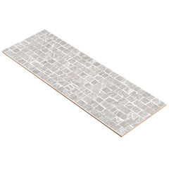 Плитка облицовочная Alma Ceramica Laurent серая мозаика 740x246x9 мм (7 шт.=1,274 кв.м) - фото 11