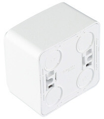 Розетка Systeme Electric Этюд накладная белая со шторками (РA16-004B) - фото 5