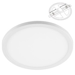 Светильник встраиваемый светодиодный белый 9 Вт 6400К IP20 Feron Flexy (32545) - фото 2