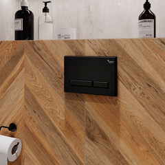 Клавиша смыва для инсталляций Corsa Deco TX черная матовая (FBTXB) - фото 3