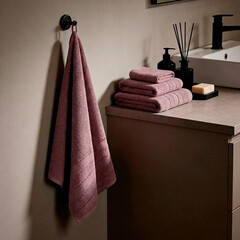 Полотенце махровое банное Lorikeet 70х140 см сиреневый туман - фото 6