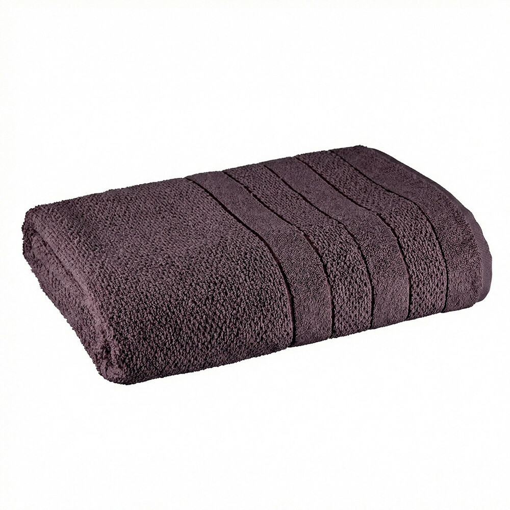 Полотенце махровое банное Lorikeet 100х150 см черничный шоколад