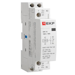 Контактор модульный EKF PROxima КМ 230-240 В 16 А тип AC 1НО+1НЗ (km-1-16-11) - фото 2