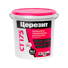 Штукатурка фасадная Церезит CT 175 силикатно-силиконовая короед 2 мм 25 кг