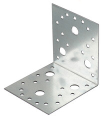Изображение товара Уголок крепежный оцинкованный 105х105х90х1.8 мм