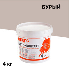 Грунт бетоноконтакт Крепс 4 кг