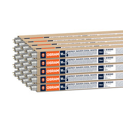 Лампа люминесцентная Osram G13 T8 18 Вт 4000К нейтральный свет трубка 590 мм (25 шт.) (55650/959751) - фото 3