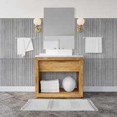 Панель ПВХ 600х290х3 мм офсет Grace серый бук 0,174 кв.м - фото 6