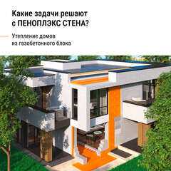 Экструдированный пенополистирол Пеноплэкс Стена 100х585х1185 мм - фото 8