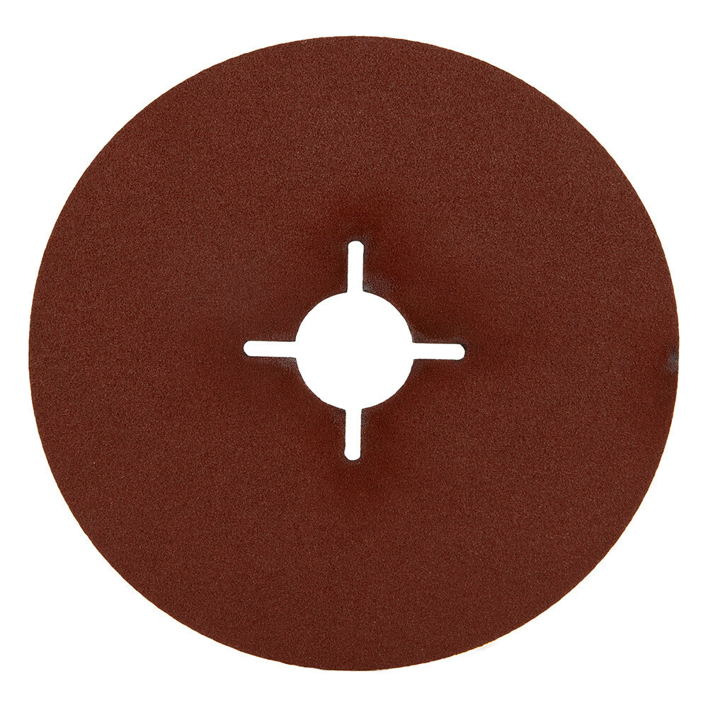 Изображение товара Круг фибровый шлифовальный по металлу Sait 125х22 мм P100 со шлицами